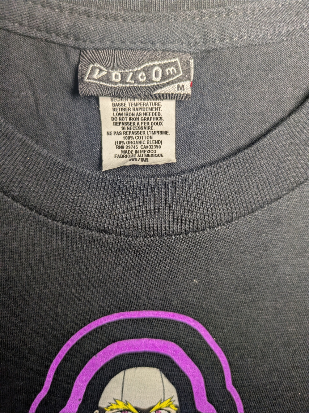 The Aquabats Super Show Volcom Black T‑Shirt with Purple Graphic - Picture 3 of 7